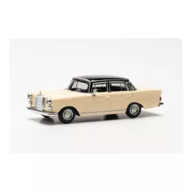   Herpa 430739-003 Mercedes-Benz 200 fecskefarkú, krém/fekete színben (H0)