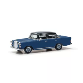   Herpa 430739-004 Mercedes-Benz 200 fecskefarkú - kék/fekete (H0)
