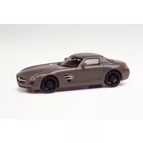 Herpa 430784-002 Mercedes-Benz SLS AMG, metál színben - monza szürke (H0)