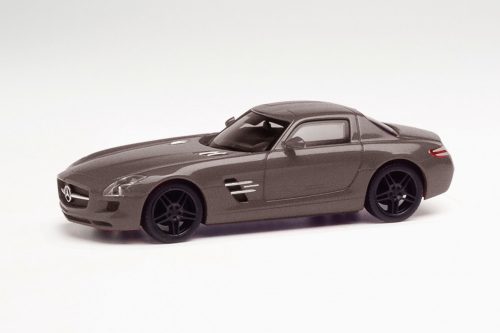 Herpa 430784-002 Mercedes-Benz SLS AMG, metál színben - monza szürke (H0)