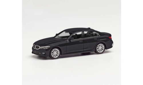 Herpa 430791-003 BMW 3-as Limousine, metál színben - zafírfekete (H0)