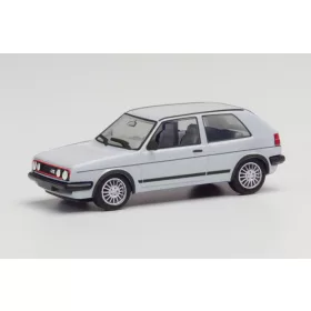   Herpa 430838-002 Volkswagen Golf II GTI, sportfelnikkel, metál színben - ezüst (H0)