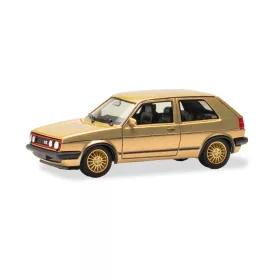   Herpa 430838-006 Volkswagen Golf II GTI, metál színben - arany (H0)