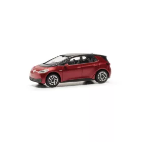   Herpa 431101 Volkswagen ID3, metál színben - kings red (H0)