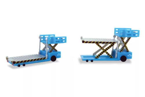 Herpa 520621-002 Repülőtéri konténerrakodó, 2 db - Schiphol (1:500)