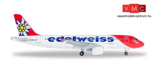 Herpa 528986 Airbus A320 - new 2016 colors, Edelweiss Air (1:500)