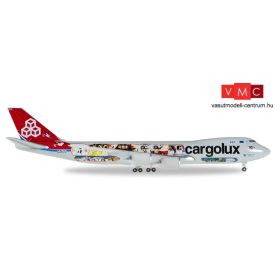   Herpa 529716 Boeing B747-8F Cargolux 45th Anniversary - City of Redange-sur-Attert (1:500)