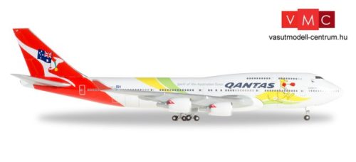 Herpa 529914 Boeing 747-400 Qantas, Spirit of the Australian Team - Rio 2016 (1:500)