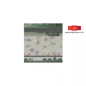   Herpa 530255 Scenix Airport repülőtéri alaplap - Set 1: Passenger Terminal (1:500)