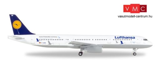 Herpa 530491 Airbus A321 Lufthansa, 25 Jahre Kranichschutz - D-AIRR - Wismar (1:500)