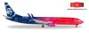 Herpa 530637 Boeing B737-900 Virgin USA merger livery - N493AS (1:500)