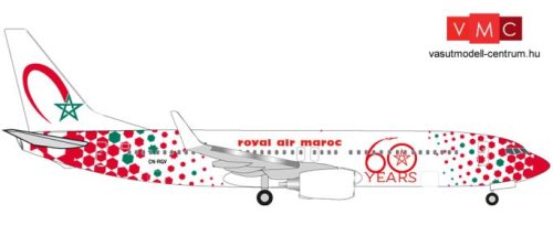 Herpa 531153 Boeing 737-800 Royal Air Maroc - 60th anniversary - CN-RGV (1:500)