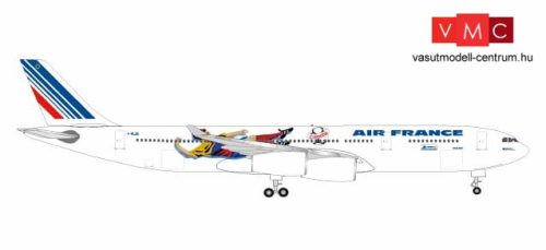 Herpa 531412 Airbus A340-300 Air France - France 1998: Brazil / Columbia - F-GLZK (1:500)