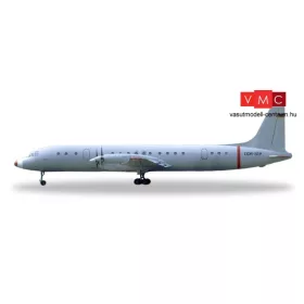Herpa 533331 Iljushin IL-18 Interflug Technische Prüfung - Flugsicherung, Graue Maus (1:500)