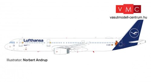 Herpa 533621 Airbus A321 Lufthansa, Die Maus (1:500)