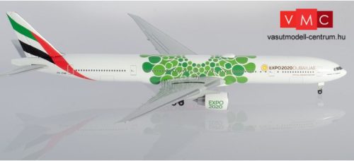 Herpa 533720 Boeing B777-300ER Emirates, Expo 2020 Dubai Sustainability Livery (1:500)