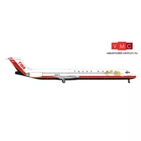 Herpa 533737 McDonnell Douglas MD-83 TWA - Trans World Airlines Spirit of Long Beach (1:500)
