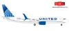 Herpa 533744 Boeing 737-800 United Airlines - new 2019 colors- (1:500)