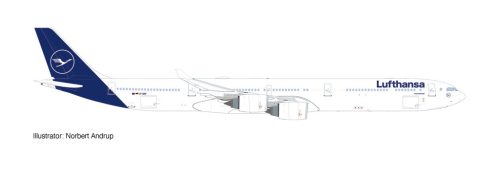 Herpa 534192-001 Airbus A340-600 Lufthansa