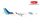 Herpa 534581 Boeing 757-200 Cabo Verde Airlines - Island of Sal colors – D4-CCF Praia de Sant