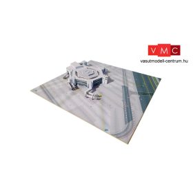 Herpa 534734 Frankfurt Airport Terminal 1 Hexagon repülőtéri épület (1:500)