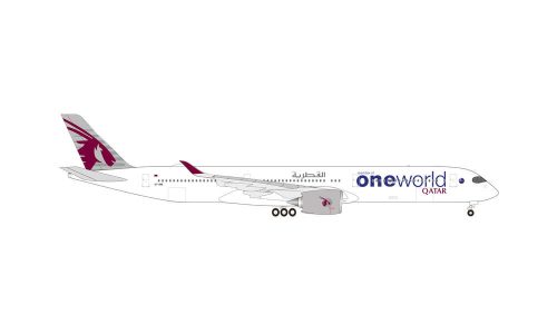 Herpa 535144 Airbus A350-1000 Qatar, OneWorld (1:500)