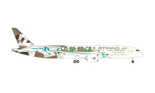 Herpa 535748 Boeing 787-9 Dreamliner, Etihad Choose Saudi (1:500)