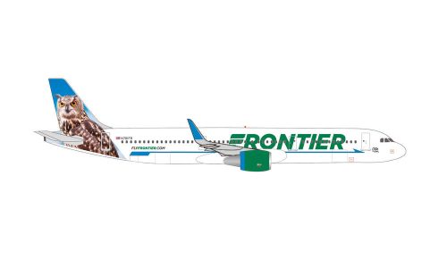 Herpa 535830 Airbus A321 Frontier Otto the Owl (1:500)