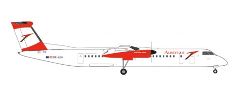 Herpa 536028 Bombardier Q400 Austrian Airlines, new colors - OE-LGN Gmunden (1:500)