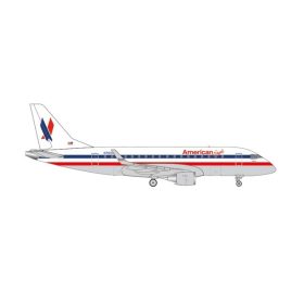 Herpa 536196 Embraer E170 American Eagle (Envoy Air), Heritage Livery – N760MQ (1:500)