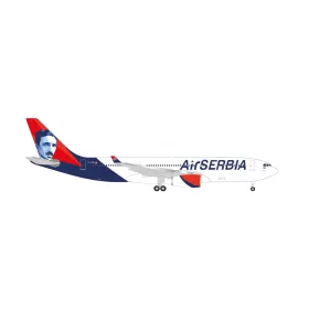 Herpa 536578 Airbus A330-200 Air Serbia, YU-ARB Nikola Tesla (1:500)