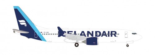 Herpa 536752 Boeing B737 Max 8 Icelandair - new colors (cyan tail stripe) –  TF-ICE “Jökul