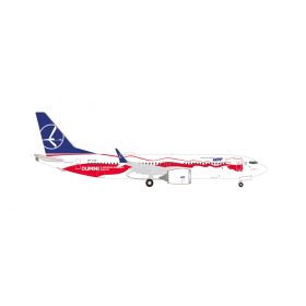 Herpa 536790 Boeing B737 Max 8 LOT, Proud of Poland‘s Independence” –  SP-LVD (1:500)