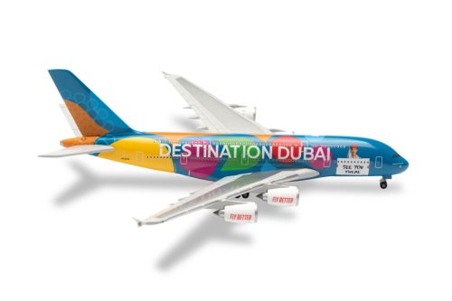 Herpa 536905-001 A380 Emirates DestDubai A6-EEW