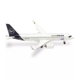 Herpa 537155 Airbus A320neo Lufthansa Lovehansa (1:500)