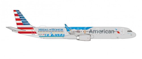 Herpa 537162 Airbus A321 American Medal of Honor (1:500)