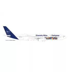 Herpa 537216 Airbus A330-300, Lufthansa Diversity (1:500)