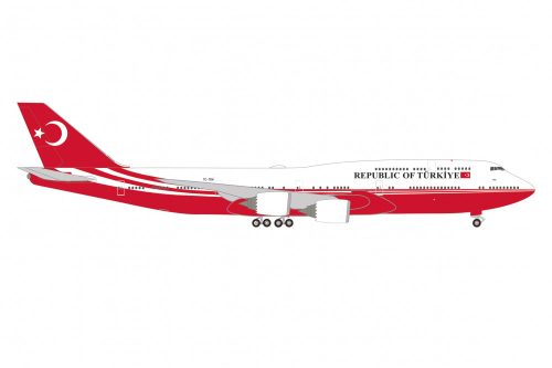 Herpa 537520 Boeing B747-8 BBJ Turkey Government (1:500)