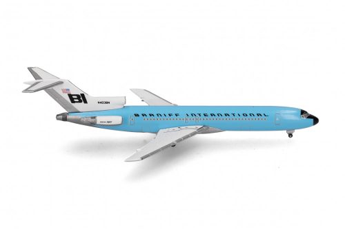 Herpa 537544 Boeing B727-200 Braniff New Dark Blue (1:500)