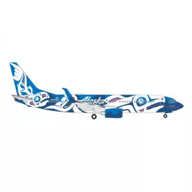 Herpa 537643 Boeing B737-800 Alaska Xáat Kwáani (1:500)