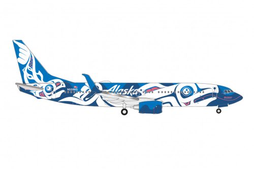 Herpa 537643 Boeing B737-800 Alaska Xáat Kwáani (1:500)