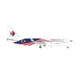 Herpa 537780 Boeing B737 Max 8 Malaysia Airlines (1:500)