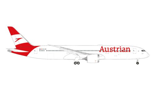 Herpa 537834 Boeing 787-9 Dreamliner Austrian Airlines (1:500)