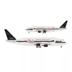 Herpa 537971 Boeing 747LCF Christmas 2024 (1:500)