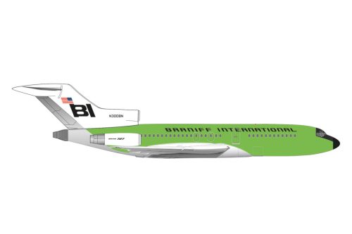 Herpa 537988 Boeing 727-100 Braniff lime green (1:500)