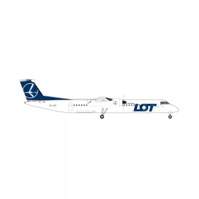 Herpa 538077 Bombardier Q400 LOT Polish Airlines (1:500)