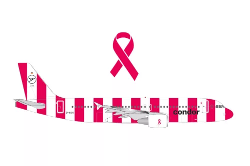 Herpa 538732 Airbus A320 Condor Pink Plane (1:500)
