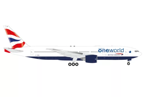 Herpa 539135 Boeing 777-200 British Airways oneworld (1:200)