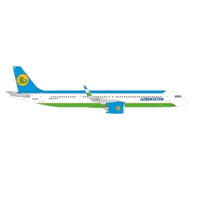 Herpa 539197 Airbus A321neo Uzbekistan Airways (1:500)