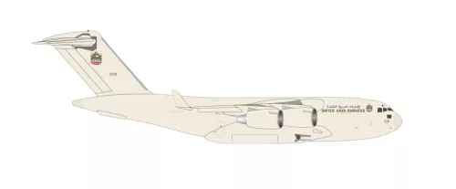 Herpa 539395 Boeing C-17A Globemaster III, United Arab Emirates Air Force - 15th AS Zayed (1:500)